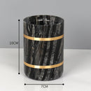 GobekUsa Black Marble Bathroom Accessories Set