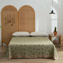 GobekUsa Cotton Throw Blanket - Retro Chinese Style Quilt & Sofa Cover