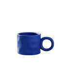 GobekUsa 400ml Ceramic Coffee Mug with Round Handle, Home Drinking Cup