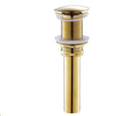 GobekUsa Gold Brass Basin Faucet Cold Hot Water Mixer Sink Tap Deck Mount