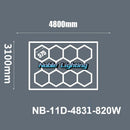 GobekUsa 6500K LED Hexagrid System for Workshop, Gym, Studio - 2 Year Warranty