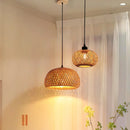 GobekUsa Bamboo Rattan Pendant Chandelier for Dining Room and Restaurant Lighting