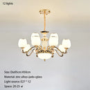 GobekUsa Jade Pendant Lamp: European Luxury for Living Room, Villa, Dining Room, Bedroom