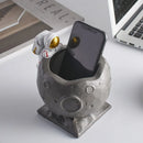 GobekUsa Astronaut Cosmonaut Pen Holder Figurines for Home Office Desk Decoration