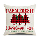GobekUsa Christmas Elk Letter Pillowcase 45x45cm for Living Room
