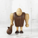 GobekUsa Black Walnut Wood Carving Figurines Nordic Style Room Decor Crafts & Gifts