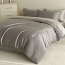 GobekUsa Cotton Solid Color Bedding Set, Premium Quality Embroidery Quilt Cover, Single Bed.