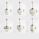 GobekUsa Glass Chandelier: Nordic Minimalist, Net Red Design for Restaurant, Bar, Cafe, Clothing Store.