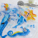 GobekUsa Cartoon Non-Slip Bathroom Mat with Suction Cup for Child Bathtub Eco-Friendly