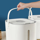 GobekUsa Hermetic Rice Bucket Food Storage Container Cereal Dispenser