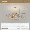 GobekUsa Gingko Leaf Chandelier: Modern Luxury Art Decor for Home, Restaurant & Bar