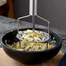 GobekUsa Double-layer Stainless Steel Potato Masher & Food Crusher for Kitchen Vegetable Fruit
