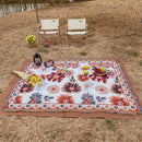 GobekUsa Bohemian Cotton Plaid Sofa Blanket - Anti-Slip Knitted Decorative Home Cover