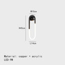 GobekUsa Ellipse Wall Lights: Gold Black Copper White, 3-Color Dimming