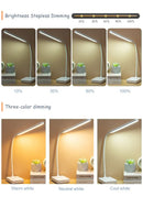 GobekUsa LED Foldable Desk Lamp with 3-Level Color & Touch Dimmable Light