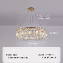 GobekUsa Crystal Pendant Chandelier for Living Room Bedroom - Luxury Hanglamp by Lamparas Lustres