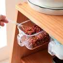 GobekUsa Kitchen Spice Rack Organizer Set with Seasoning Containers and Spoons