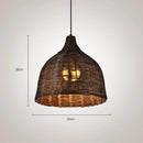 Southeast Asia Bamboo Rattan Woven Pendant Light