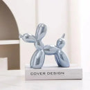 GobekUsa Abstract Ceramic Balloon Dog Sculpture for Home Office Decor-Gift-Quality Study Room Statue