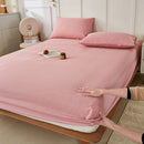 GobekUsa Coarse Cotton Queen Fitted Sheet: Comfortable, Durable Maternal Child Bedding