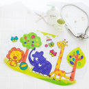 GobekUsa Cartoon Non-Slip Bathroom Mat with Suction Cup for Child Bathtub Eco-Friendly