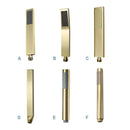 GobekUsa Brushed Gold Brass Hand Shower with Stainless Steel Hose - Wall Mount