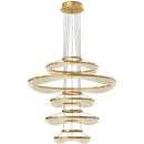 GobekUsa Acrylic Living Room Chandelier Pendant Light Fixture_LED Hanging Lamp
