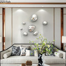 GobekUsa 3D Gold Stone Wall Hanging Ornaments for Stylish Room Decor