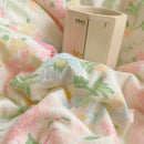 GobekUsa Lace Romantic Comforter Set - Full Twin Double Size Bed Linens
