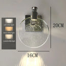 GobekUsa Bubble Crystal Pendant Lights: Nordic LED Hanging Lamps for Living Room, Bedroom & Dining Area