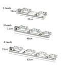 GobekUsa Crystal LED Mirror Light: Modern Bathroom Wall Sconce Stainless Steel Lighting Fixtures