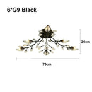 GobekUsa Crystal Ceiling Chandelier for Living Room Bedroom Kitchen Indoor LED Lighting