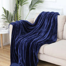 GobekUsa Cozy Flannel Warm Blanket: Soft Plush Coral Fleece Bed Cover & Shawl