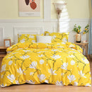 GobekUsa Branch Flower Duvet Cover Set with Bed Sheets & Pillowcases