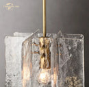 GobekUsa LED Glass Pendant Light, Modern Small Chandeliers for Bedroom, Dining Room, Kitchen Island