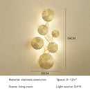 GobekUsa Industrial Nordic Lotus Leaf Wall Sconce: Retro Loft Style for Home, Hotel, Aisle