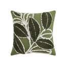 GobekUsa Green Embroidered Tufted Cushion Cover - Modern Minimalism Art Design
