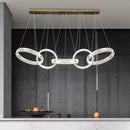 GobekUsa Crystal Chandelier Pendant Light for Living Room Dining Room Ceiling Lighting