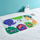 GobekUsa Cartoon Non-Slip Bathroom Mat with Suction Cup for Child Bathtub Eco-Friendly