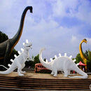 GobekUsa Brontosaurus T-Rex Dinosaur Resin LED Desk Lamp for Bedroom Home Decor