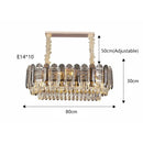 GobekUsa Crystal LED Wall Lamp: Minimalist Luxury Lighting for Living Room TV Background