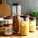 GobekUsa Glass Hermetic Storage Jars with Airtight Lids
