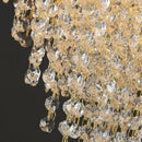 GobekUsa Golden Crystal Chandelier for Luxury Living & Dining Rooms
