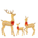GobekUsa Christmas Reindeer Elk LED Light Outdoor Decor Sculpture