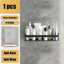GobekUsa Aluminum Corner Shelf Organizer for Bathroom and Kitchen Storage