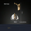 GobekUsa Black Brass Retro Crystal Copper LED Ceiling Pendant for Home Lighting