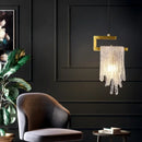 GobekUsa Crystal LED Pendant Light: Modern Bedroom Hallway Living Room Art Decoration Fixture