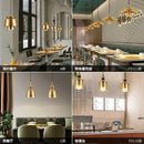 GobekUsa Gold Nordic Chandelier for Kitchen Bedroom Living Room Study Loft Aisle