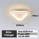 GobekUsa LED Ceiling Lamp: Square Round Indoor Lighting, Bedroom, Entrance Hall, Neutral/Cool/Warm White