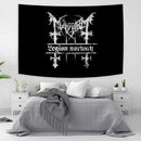 GobekUsa Black Metal Singer Tapestry Hellhammer Watain Flag Banner 90x150cm
